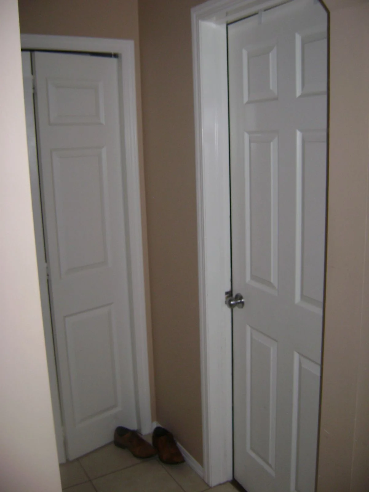 Closet doors before renovation
