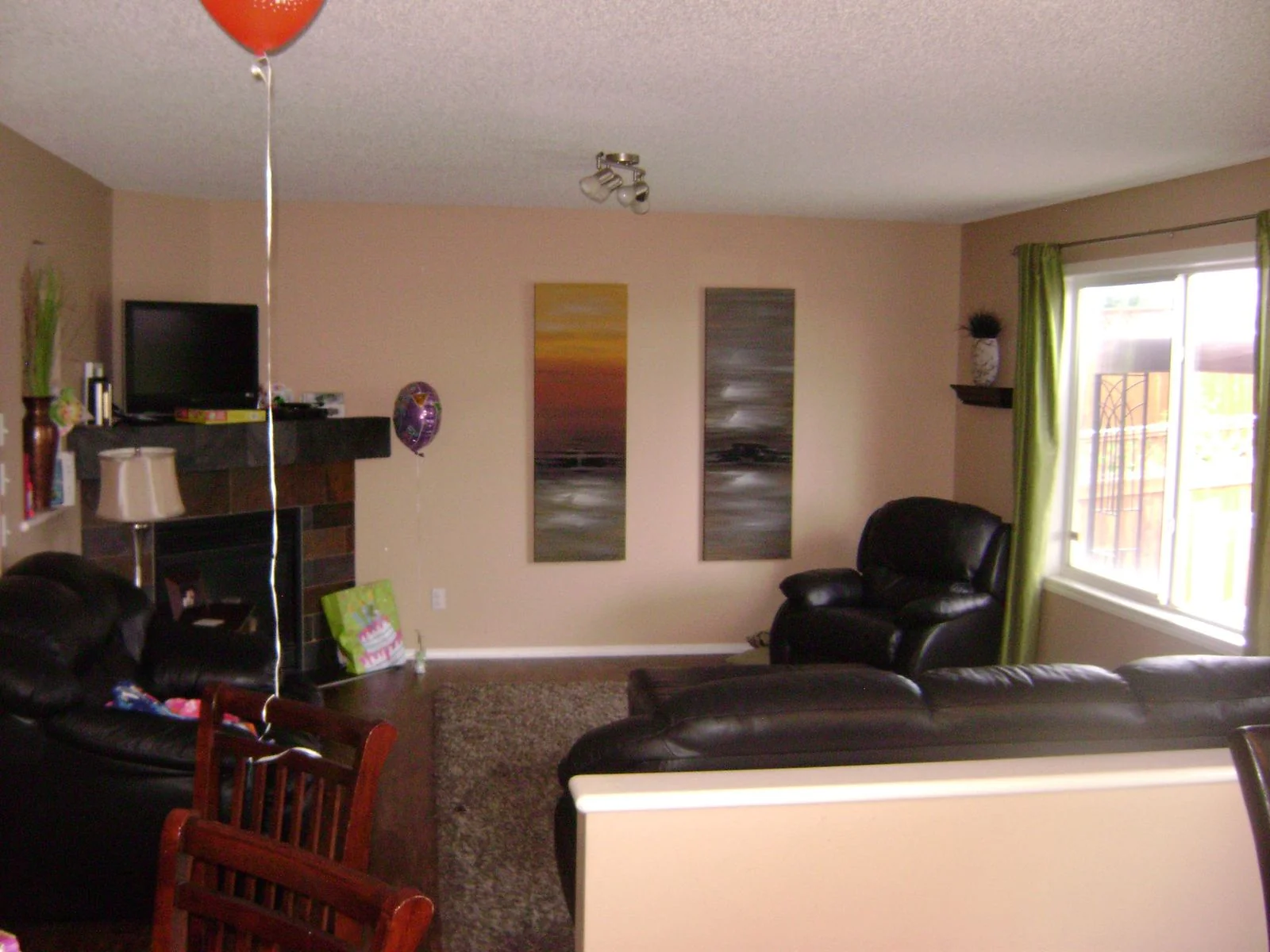 Living and dining area before renovation